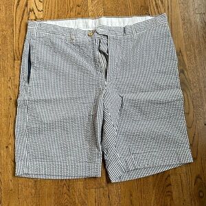 Robert Talbot Carmel sz40 Blue SeersuckerShorts